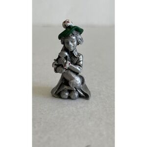Hudson Pewter 1988 Boy w/Dog Hat Figurine 4296